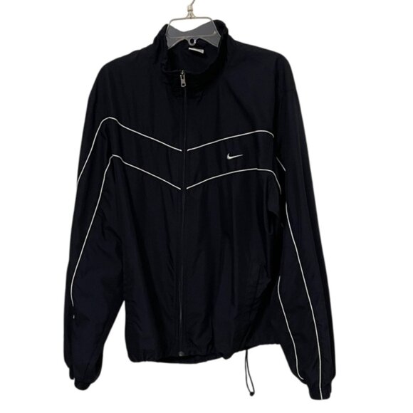 Nike Vintage Blue Softshell Mesh Lined Track Jacket Mens Size XXL 341569-406 - Picture 1 of 13